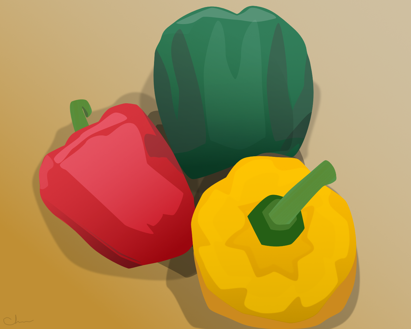 Bell Peppers — still life