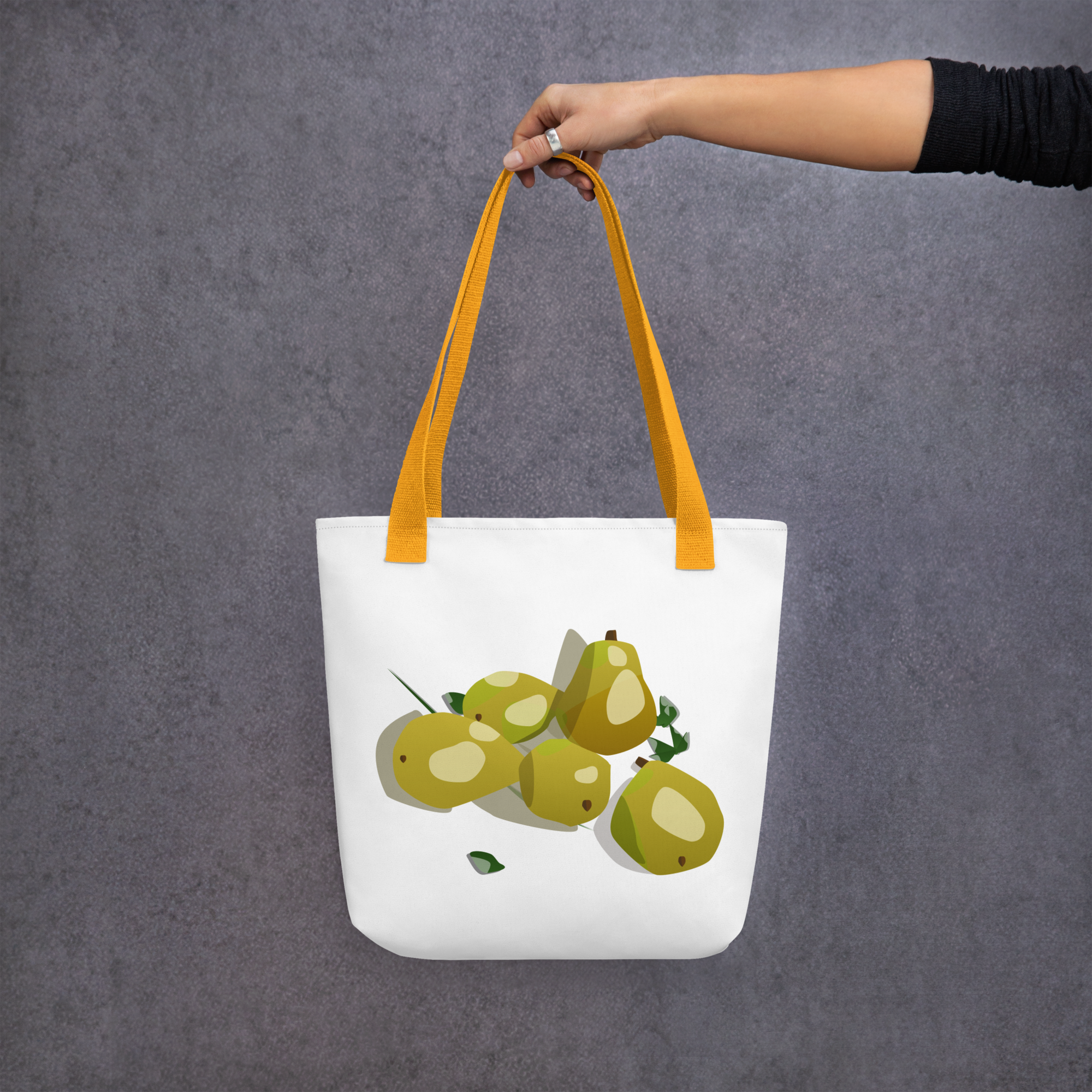 For Your Desk — Tote Bag Pears — 15 × 15 — tote bag
