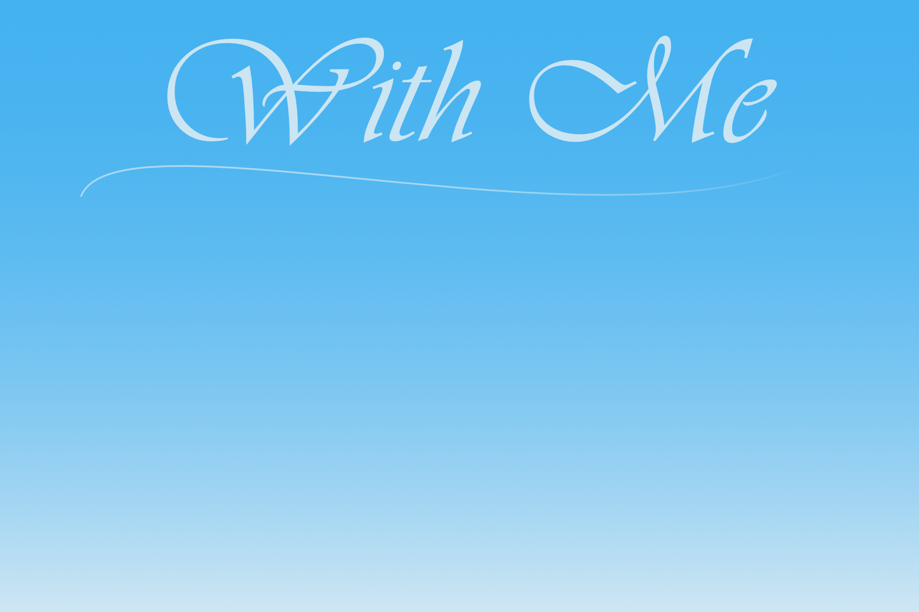 With Me — Icy Blue Bridal Cards (Set of 4) — occasion cards