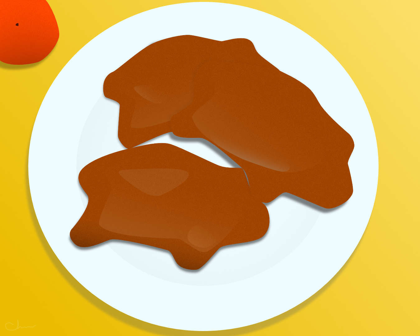 Pan Dulce Sweet Bread (Pig) — still life