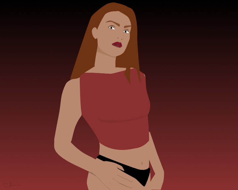 Deep Red to Black Beauty