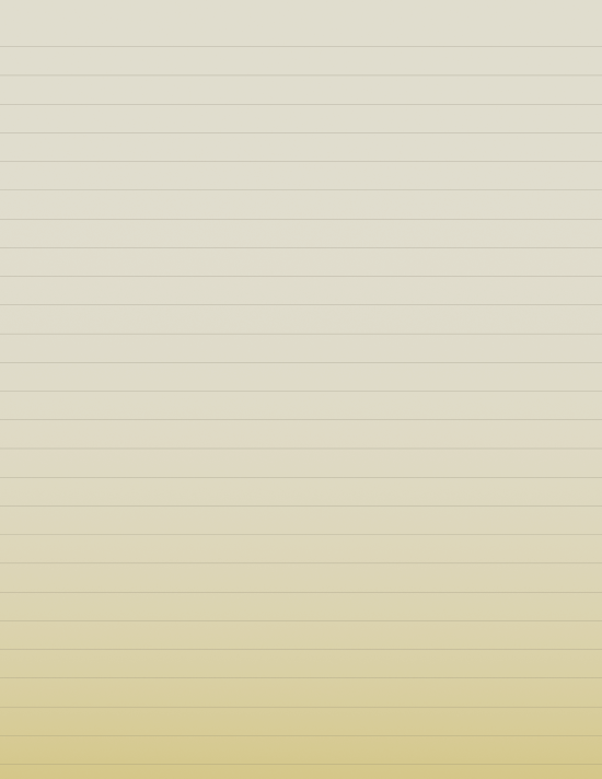 Writing Pad — Cream Lined — Desk (8.5 × 11) — 40 pages