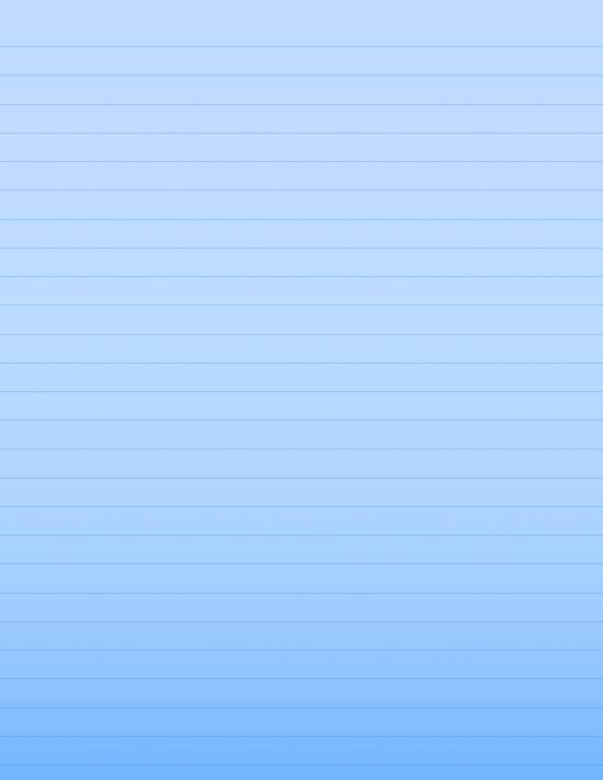 Writing Pad — Icy Blue Lined — Desk (8.5 × 11) — 40 pages