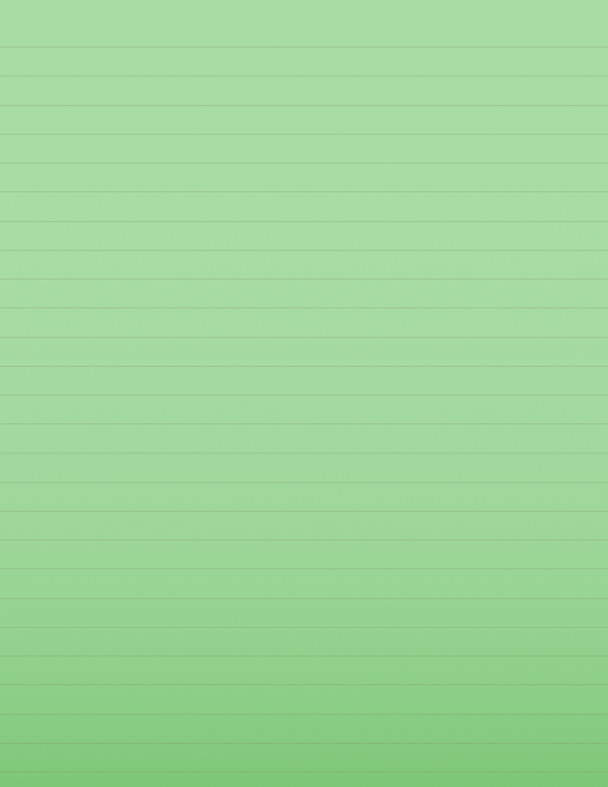 Writing Pad — Sage Lined — Desk (8.5 × 11) — 40 pages