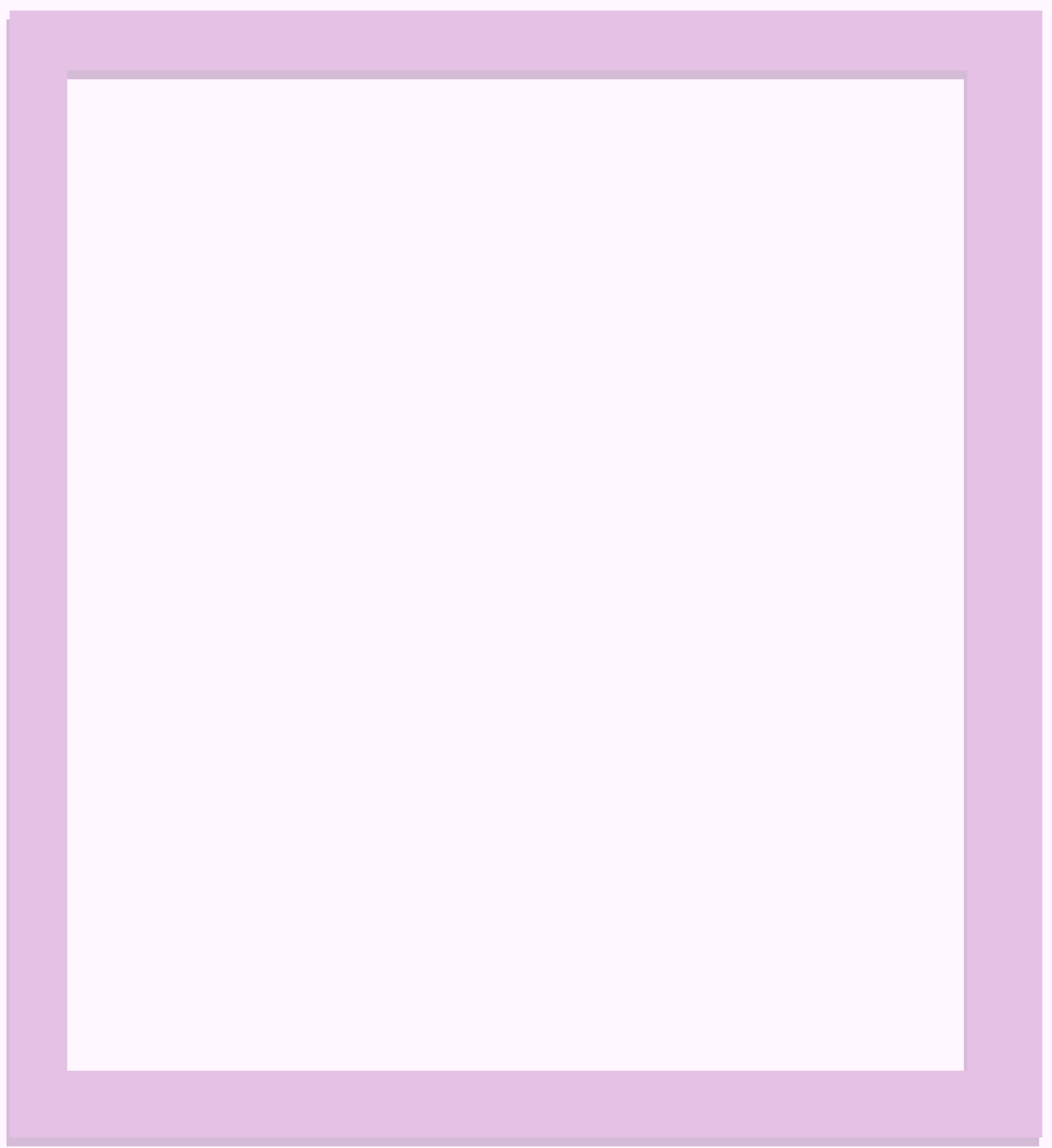 For Your Desk — Frame Notepad (Soft Pink) — Compact (5.5 × 6) — 50 pages
