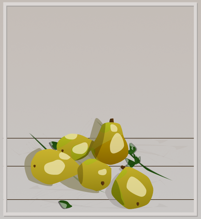 For Your Desk — Notepad Pears — Compact (5.5 × 6) — 50 pages
