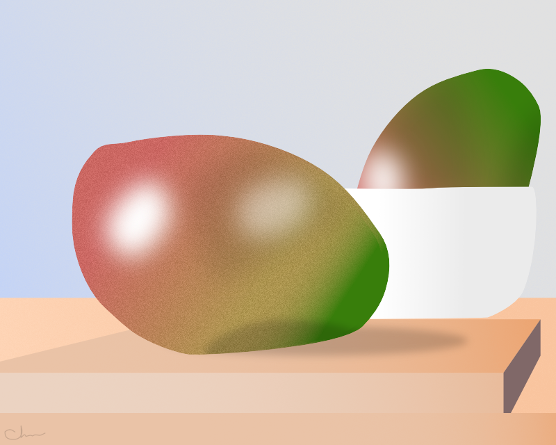 Mangoes on the Table