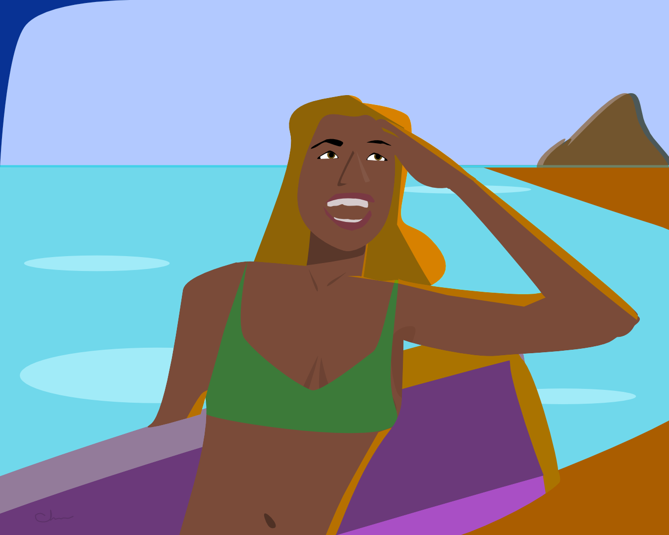 Salt Air (Island Portrait)