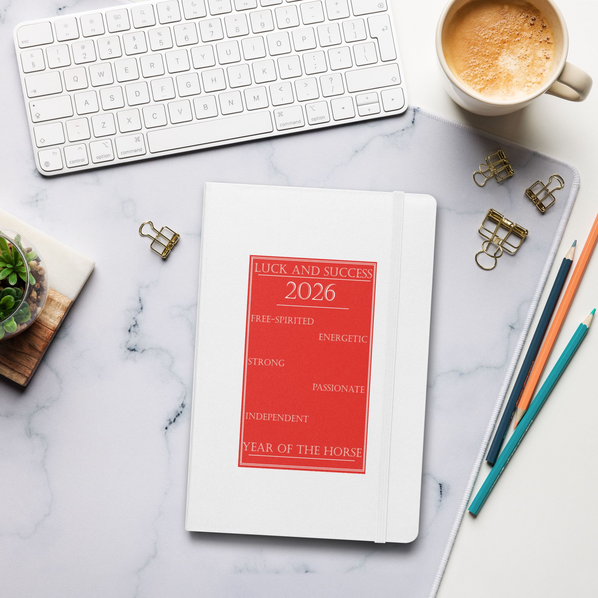 Luck & Success 2026 — Year of the Horse Journal — Hardcover (5.5×8.5)